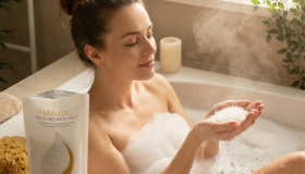 La pureté de la nature capturée dans des cristaux – Sels de bain Nanoil de la Mer Morte